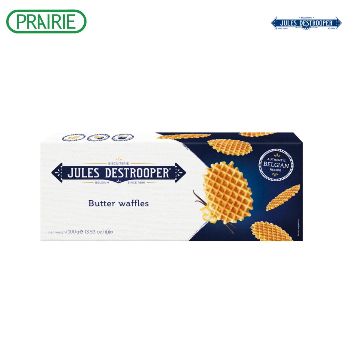 จูลส์ เดสทรูปเปอร์ บัตเตอร์ วาฟเฟิลส์ 100 กรัม - วาฟเฟิลส์กรอบจากเบลเยี่ยม l Jules Destrooper Butter Waffer 100 g. ราคา 192 บาท*ส่งฟรี