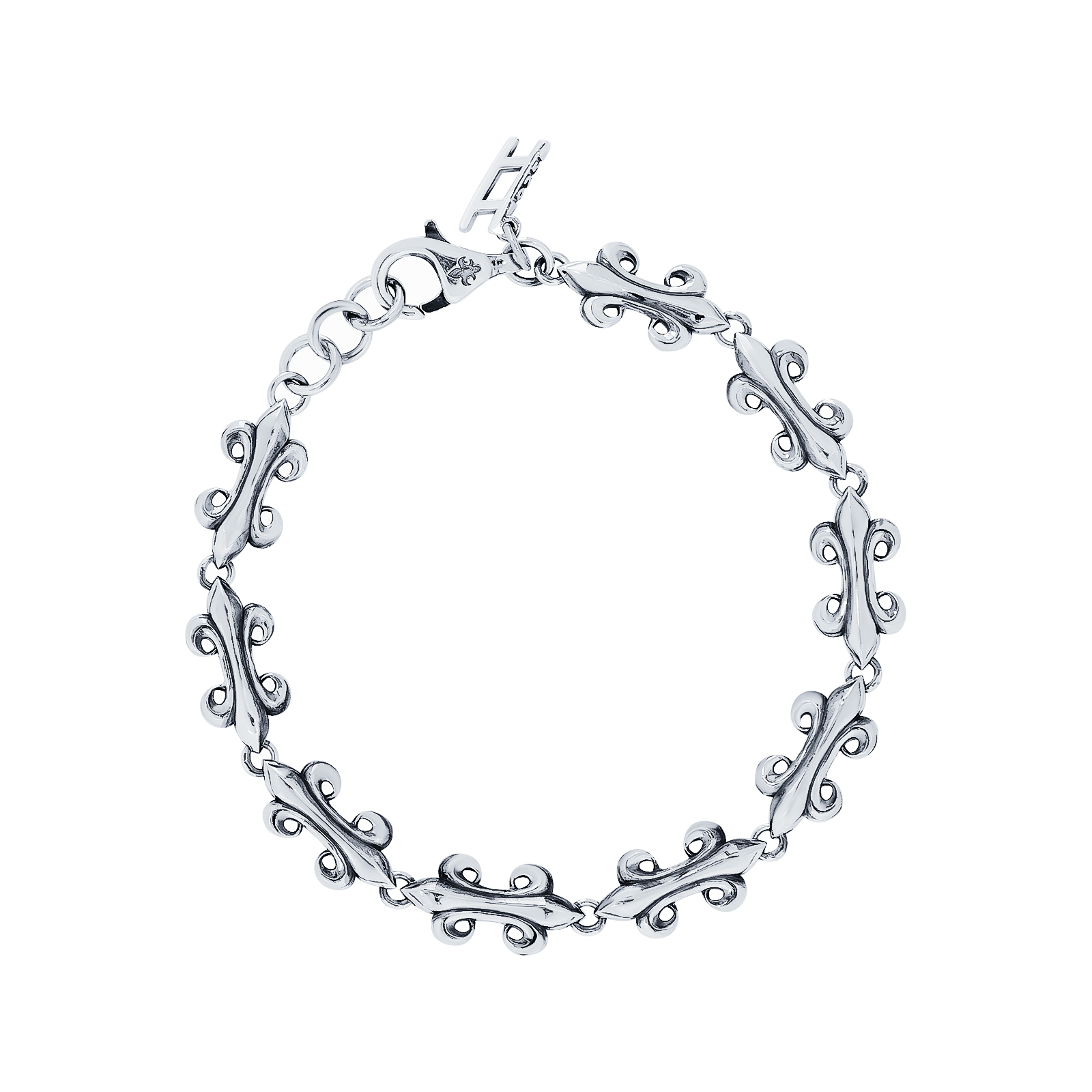 Ake Ake the Braided Prophecy Bracelet Mini Sterling Silver Bracelet Sacred Tree Fence Surrounded by Ancient Lilies ราคา 8,789 บาท*ส่งฟรี