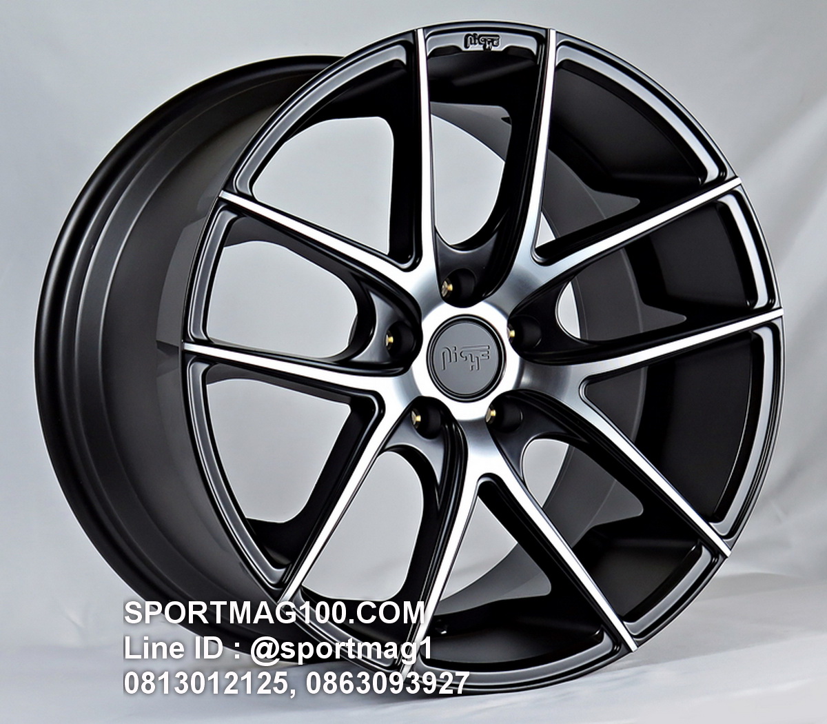 อุปกรณ์และชิ้นส่วนยานยนต์ Niche ล้อแม็กซ์ Targa ขอบ 19 นิ้ว 5 รู 112 สีดำแลคเกอร์ดำ หน้า 8.5 นิ้ว หลัง 9.5 นิ้ว Offset34/35 14045 ราคา 59,800 บาท*ส่งฟรี