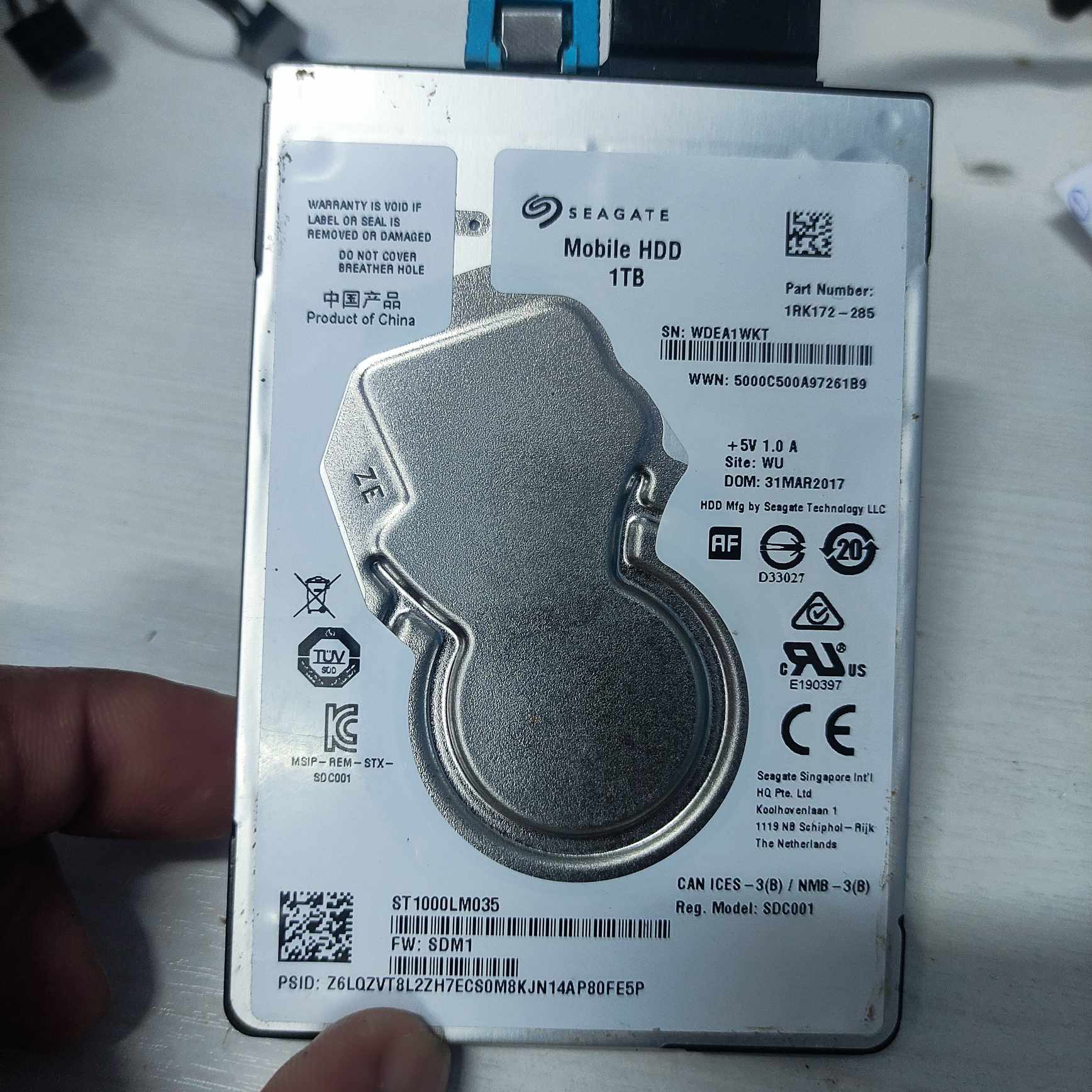 SEAGATE 1 TB 1000 GB ราคา 460 บาท*ส่งฟรี