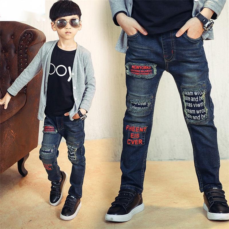 Boys Denim Pants Kids Jeans seluar kanak lelaki boy pants 2021New Children's Primary Students Boy Trousers Long Pant ราคา  697 บาท*ส่งฟรี