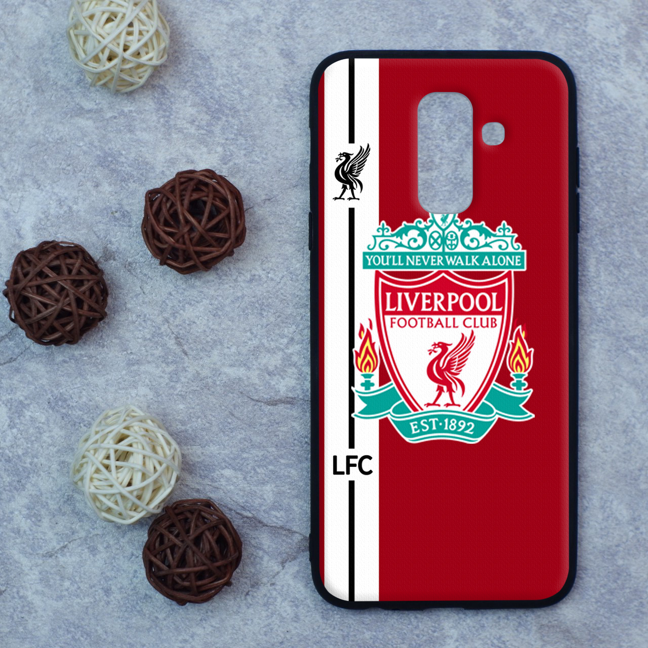 เคส Samsung A6 plus (2018) / J8 (2018) ลายทีมฟุตบอล ขอบนิ่มหลังแข็ง เคสมือถือ เคสโทรศัพท์ Case เคส TPU ขอบนิ่มหลังแข็ง ไม่ขูดตัวเครื่อง ไม่กัดขอบ งามสีสวย คมชัด