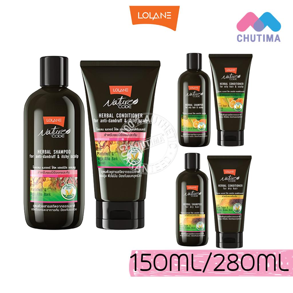 โลแลน เนเจอร์ โค้ด เฮอร์บัล แชมพู/คอนดิชันเนอร์ Lolane Nature Code Herbal Shampoo/Conditioner