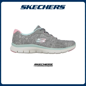 สินค้า Skechers สเก็ตเชอร์ส รองเท้าผู้หญิง Women Sport Flex Appeal 4.0 Fresh Move Shoes - 149570-GYMN Air-Cooled Memory Foam Bio-Dri, Machine Washable, Skech-Knit