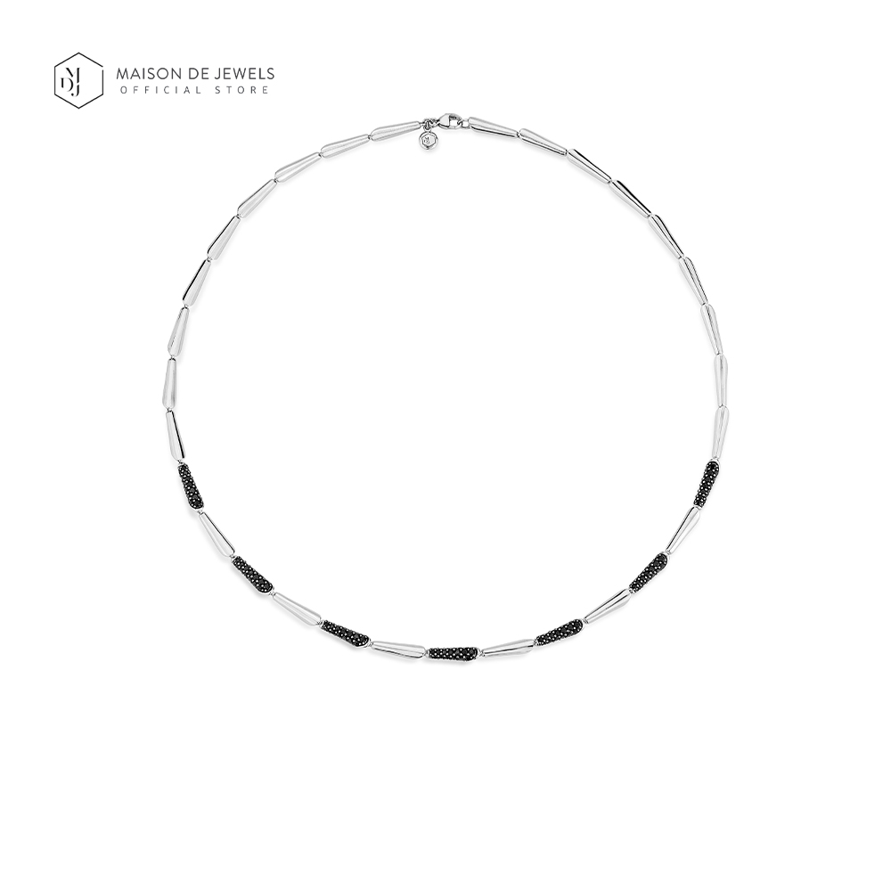 สร้อยคอ Black Marque จาก Maison de Jewels: เสน่ห์พลอยนิลล้ำค่าที่ต้องมี!