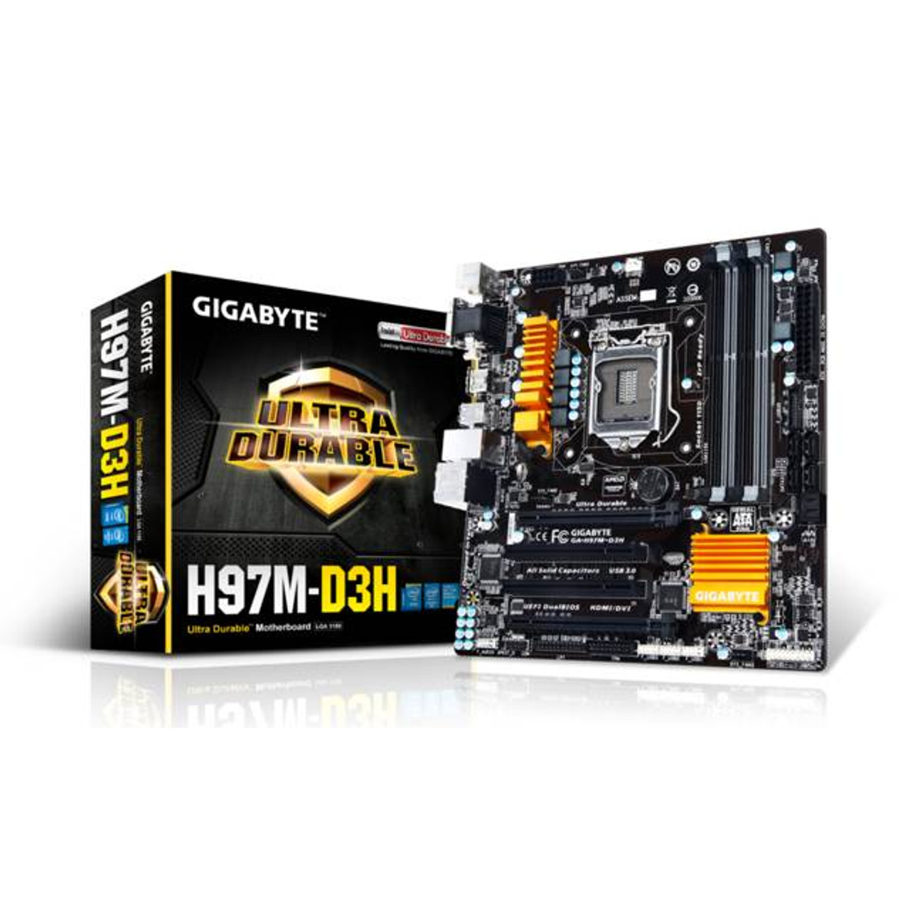 Mainboard gigabyte GA-Z97M-D3H micro atx/ lga1150/DDR3 ราคา 2,999 บาท*ส่งฟรี