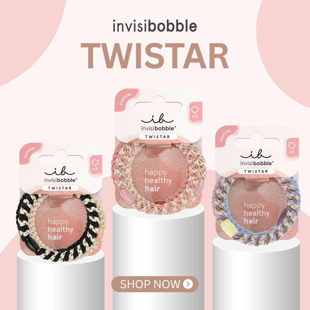 Invisibobble Hair Bands, Hair Care, Braided Design, Twistar Model (1 Box Contains 3 Pieces) ราคา 345 บาท*ส่งฟรี