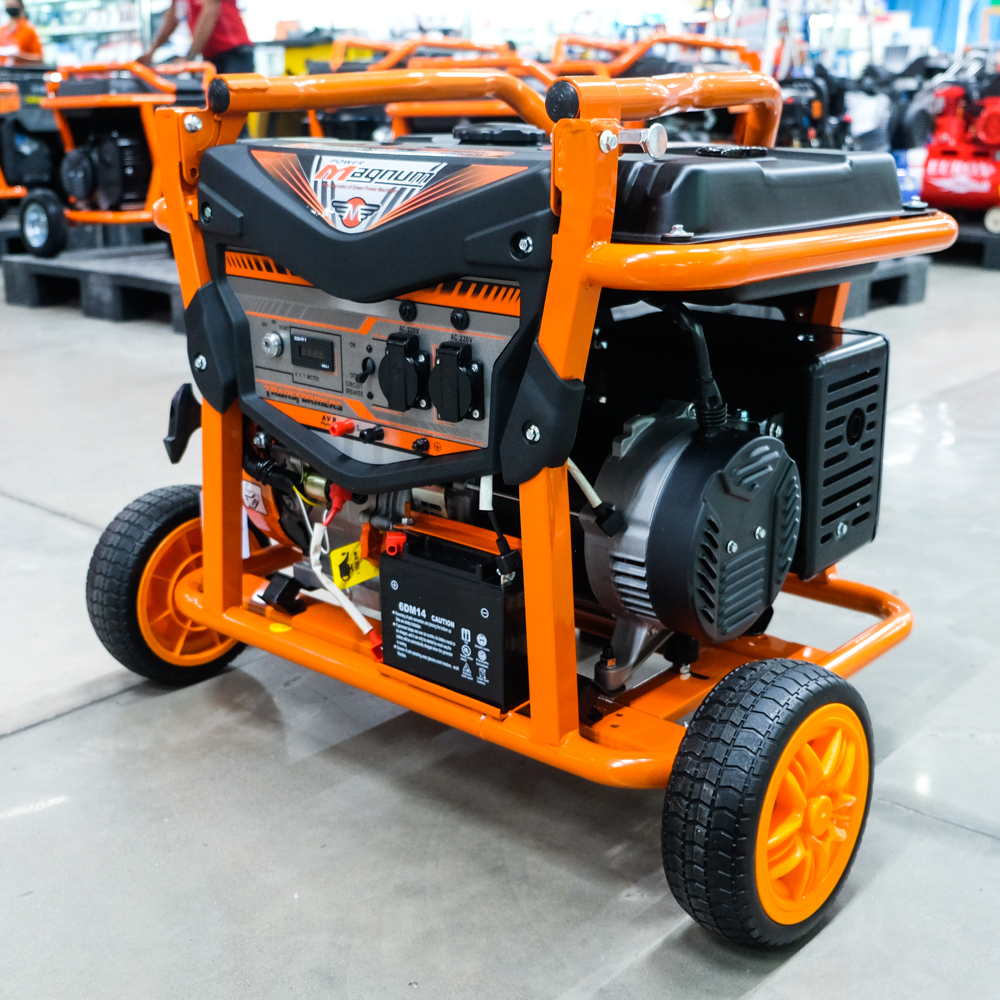เครื่องปั่นไฟเบนซิน MAGNUM RT6500S 5500W กุญแจสตาร์ท รหัส HW-000743 (เก็บเงินปลายทาง ออกใบกำกับภาษีได้) NEW ราคา 17,590 บาท*ส่งฟรี