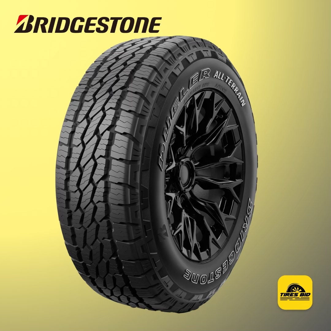 Bridgstone Dueler AT002 ราคารวมติดตั้ง และ จัดส่งฟรี (4 เส้น) ผ่อน 0% สูงสุด 10 เดือน ยางใหม่ปีล่าสุด ราคา 19,100 บาท*ส่งฟรี