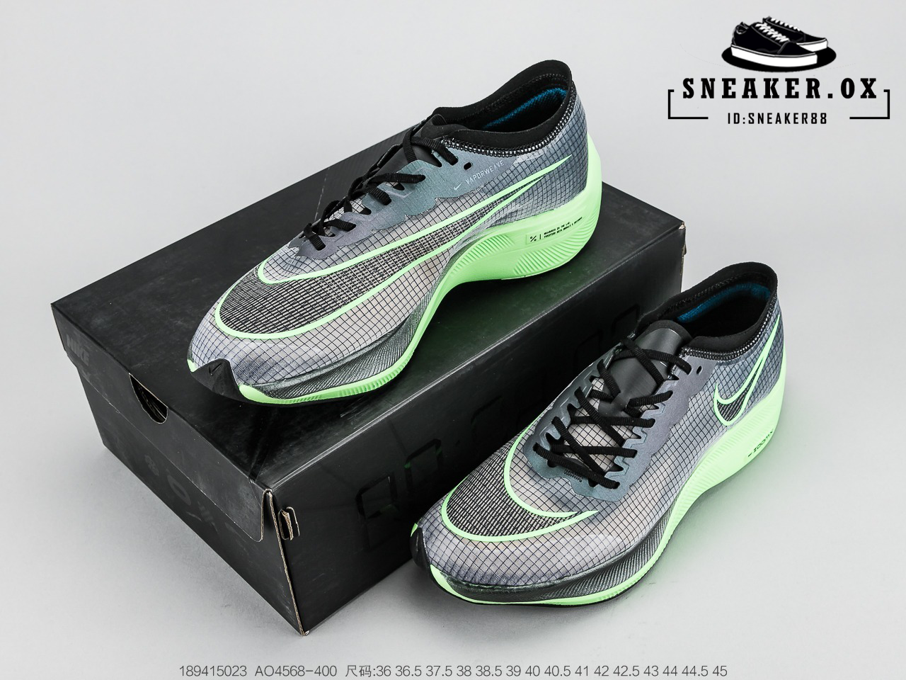 【Sneaker.OX】 รองเท้าวิ่งNike Zoom X Vaporfly Next% (Full Box) รองเท้ากีฬา รองเท้าออกกำลังกาย รองเท้ามาราธอน ตรงปก100%