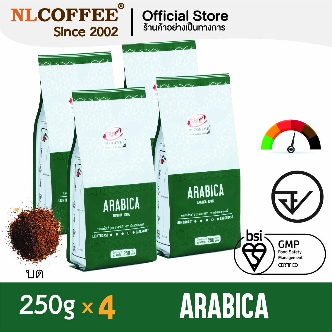 Arabica (ground coffee) ราคา 570 บาท*ส่งฟรี