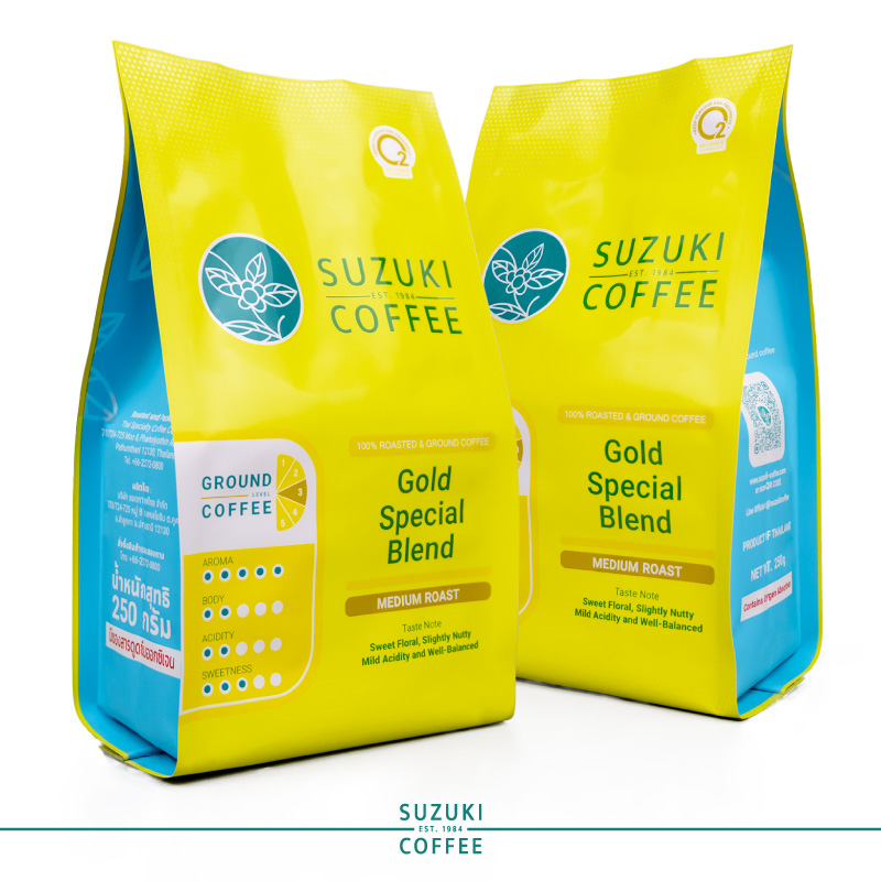(x2) SUZUKI COFFEE Gold Special Blend - Medium Roast ราคา 704 บาท*ส่งฟรี