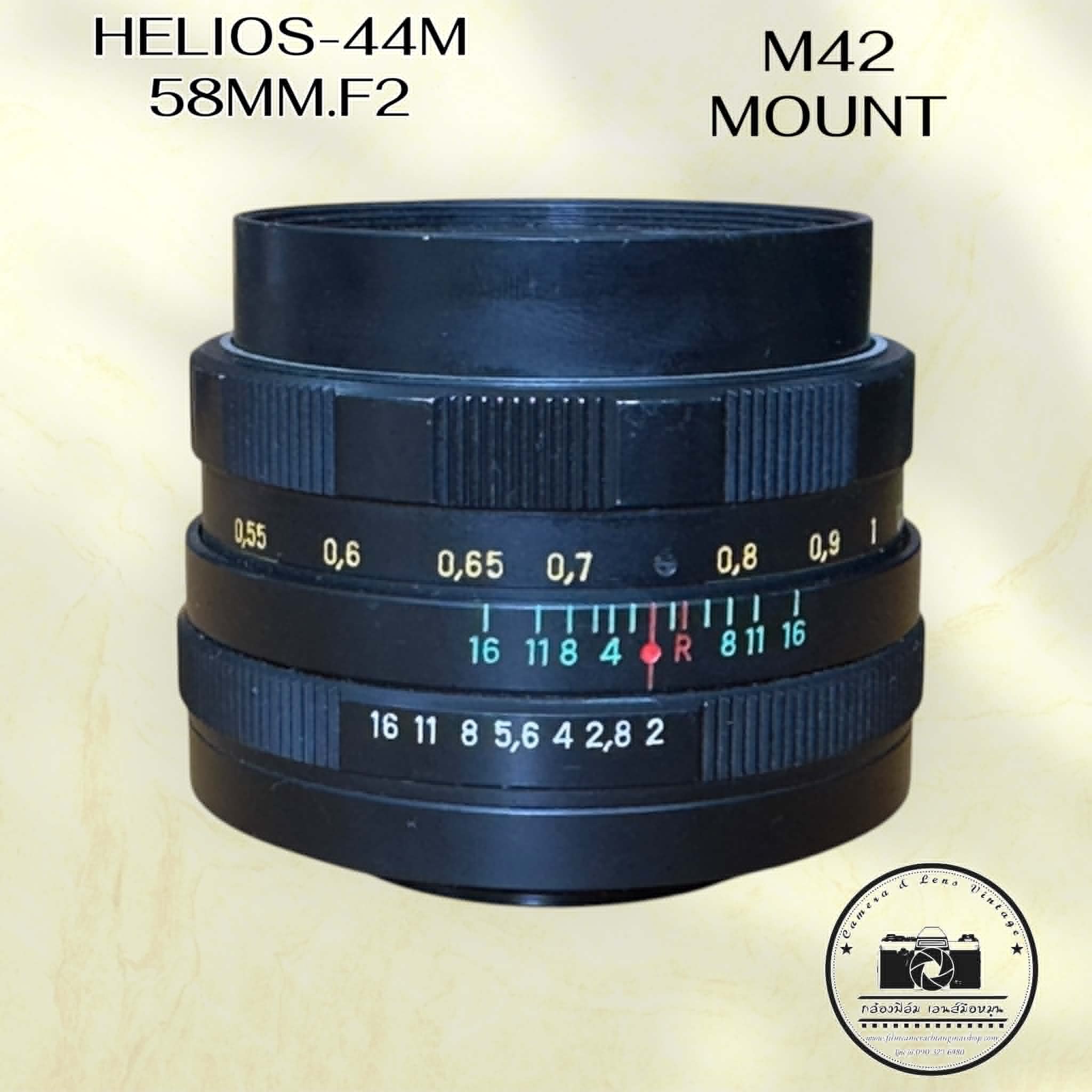 Zenit Helios-44M 58Mm.F2 M42 Mount ราคา 2,590 บาท*ส่งฟรี