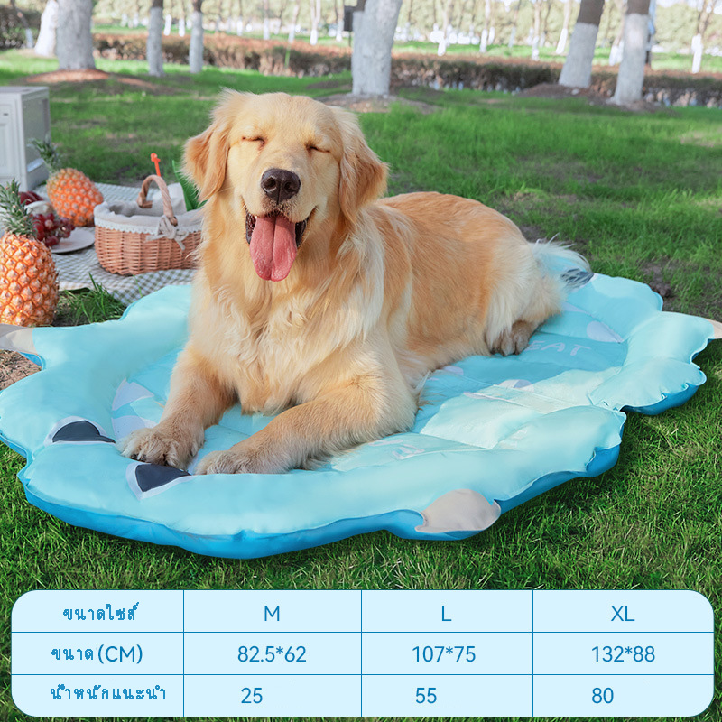 Cooling Gel bed for dogs do not need to refrigerate, reduce the temperature of 2-4 degrees, reduce the stress of your brother from hot air. ราคา 608 บาท*ส่งฟรี