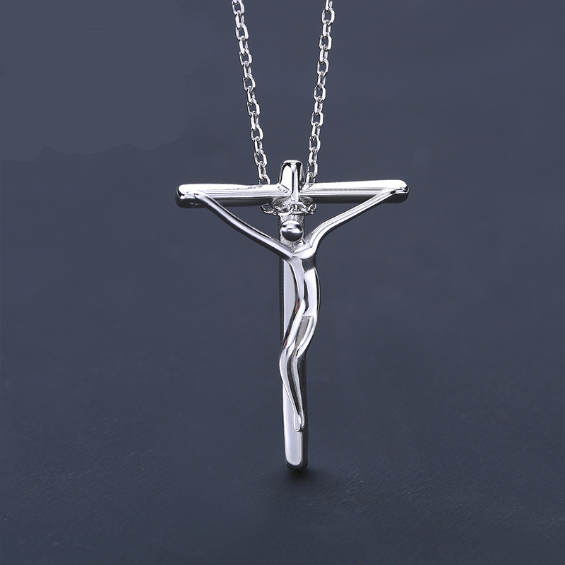 TANITTgemsสร้อยคอเงินแท้92.5%Sterling Silverประดับจี้พระเยซูคริสต์ ราคา 489 บาท*ส่งฟรี