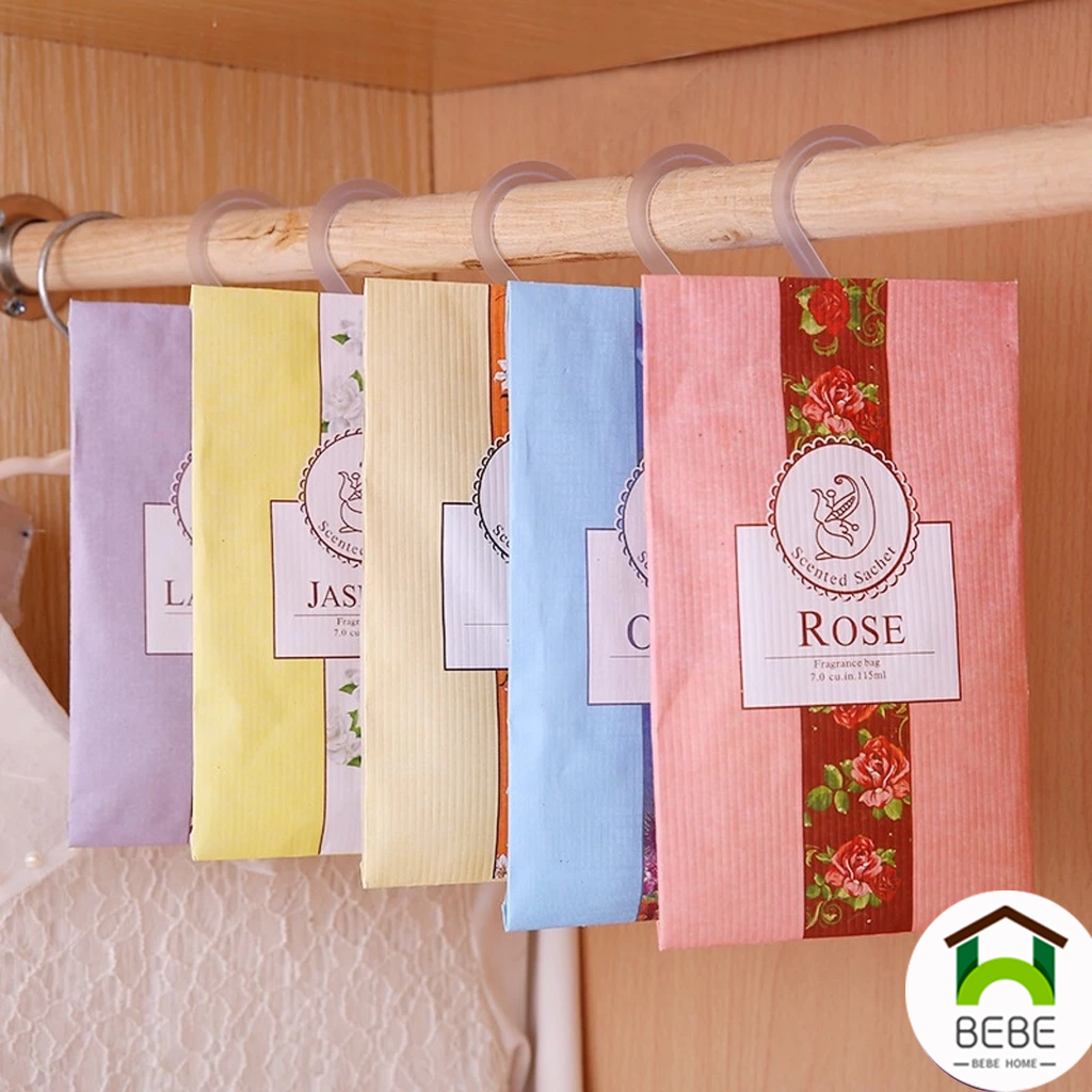 Fragrance Bags, Air Freshener Bags, Perfume Sachets, Deodorizers, Used in Wardrobes, Cars, Rooms, Bathrooms, Rose and Lavender Scents. ราคา  5 บาท*ส่งฟรี
