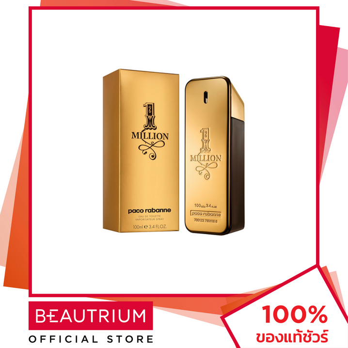 PACO RABANNE 1 Million EDT น้ำหอม 100ml BEAUTRIUM บิวเทรี่ยม ปาโก้ ราบานน์ ราคา 4,080 บาท*ส่งฟรี
