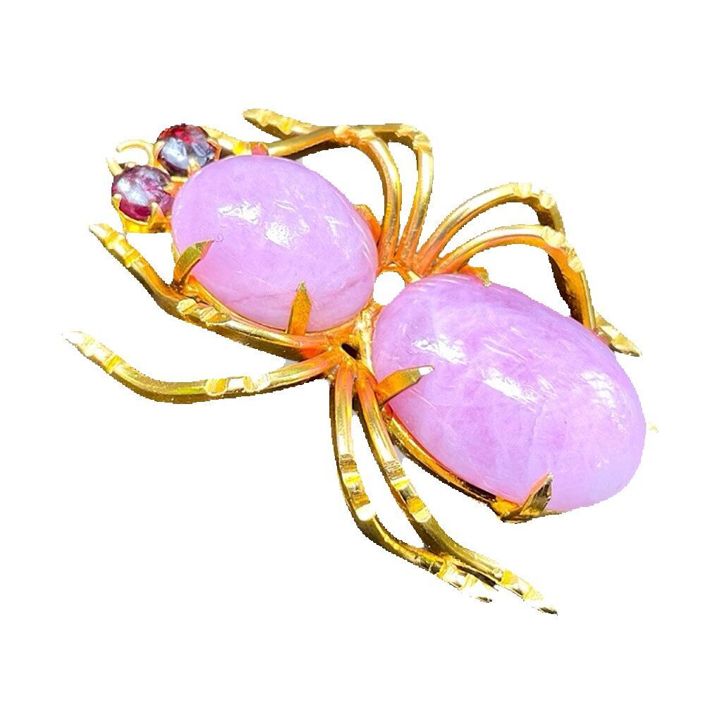 KJ554 เข็มกลัดมดทับทิมกินบ่อเซี่ยง 73 กะรัต ประดับด้วยโกเมน ราคา 2,399 บาท*ส่งฟรี