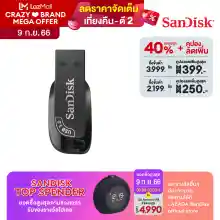 ภาพขนาดย่อของสินค้าSanDisk Ultra Shift USB 3.0 Flash Drive, CZ410 32GB, USB3.0 - (SDCZ410-032G-G46)