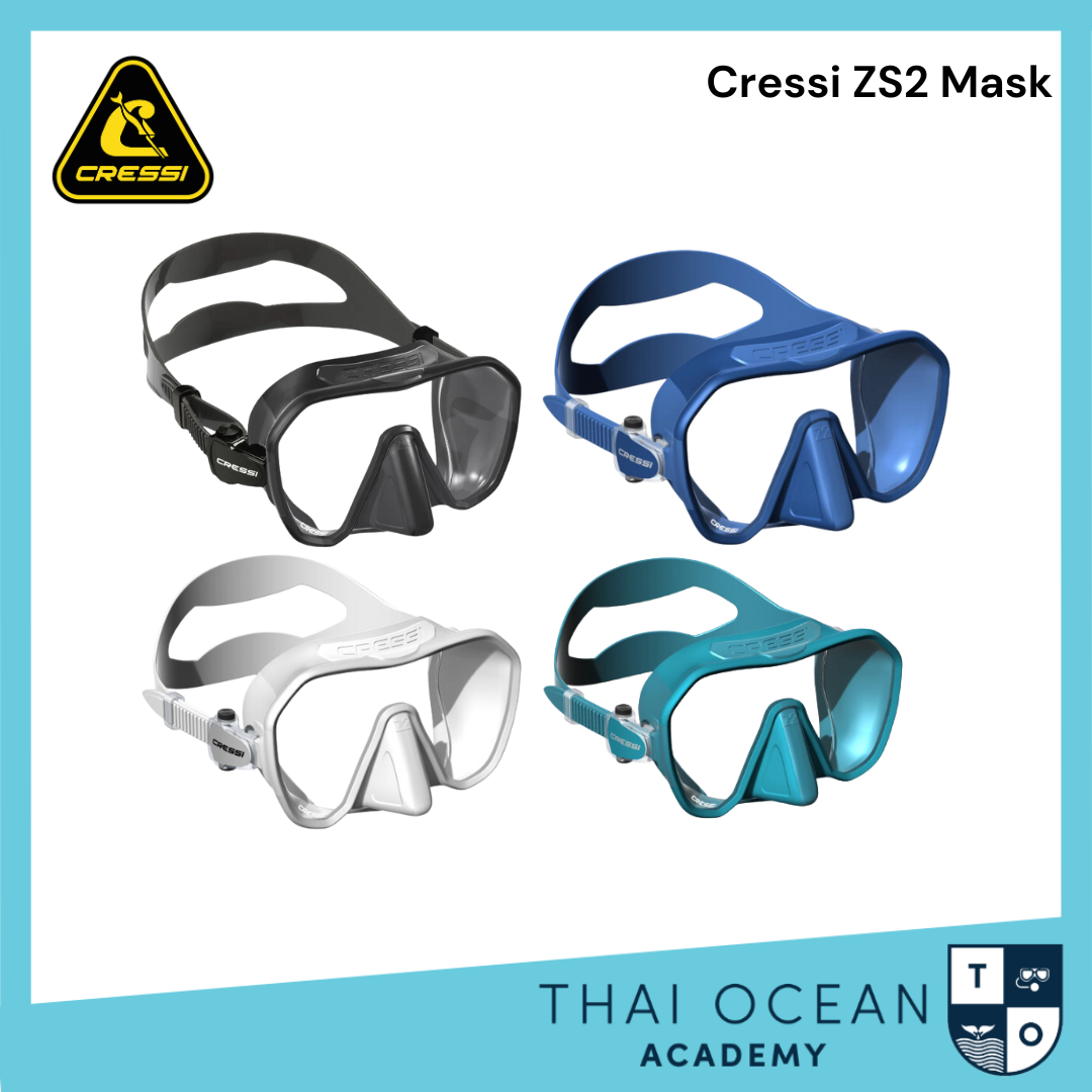 Cressi ZS2 Scuba Diving Mask หน้ากากดำน้ำ ราคา 2,300 บาท*ส่งฟรี
