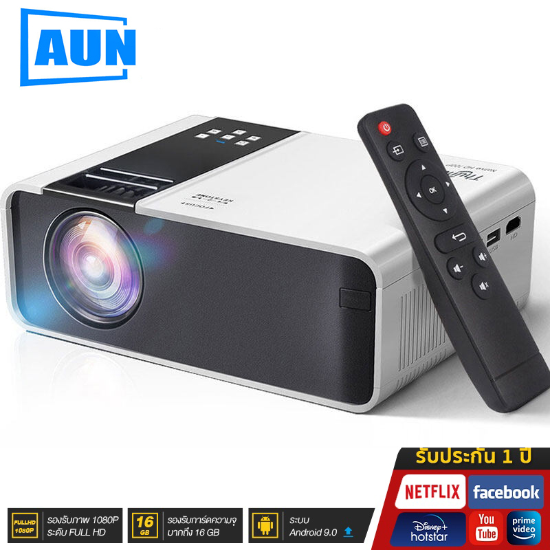 bday hot deals AUN TD90 โปรเจคเตอร์ mini โฮมโปรเจคเตอร์ โปรแจ็คเตอร์ เครื่องฉาย projector 4k wifi android เครื่องฉายหนัง โปรเจคเตอร์ bluetooth โปรเจคเตอร์มือถือ ราคา 6,915 บาท*ส่งฟรี