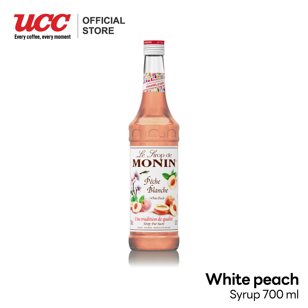 MONIN White peach Syrup น้ำเชื่อมกลิ่นพีชขาว 700ml. ราคา 414 บาท*ส่งฟรี