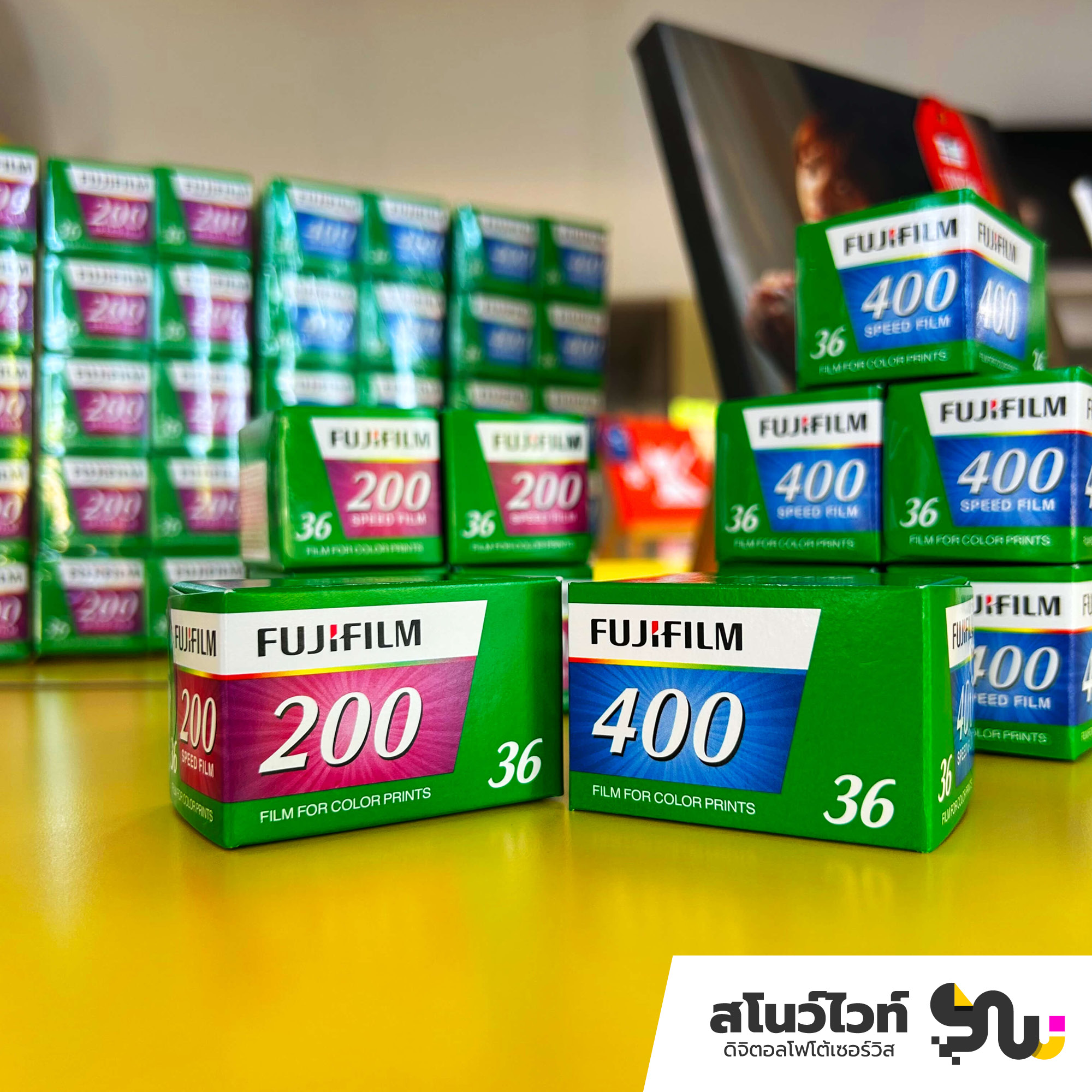 Fujifilm Color Film – ISO 200 & 400 (35mm, 36 Exposures) ราคา 425 บาท*ส่งฟรี