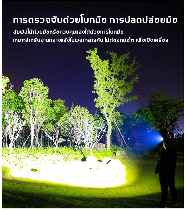 รูปภาพเพิ่มเติมของ 【รุ่นอัพเกรดใหม】LEDไฟฉายคาดหัว สปอตไลท์อันทรงพลัง การออกแบบกันน้ำ แสงไกลเป็นกิโลเมตร สามารถปรับโฟกัสได กำลังสูง100W(ไฟคาดหัว,ไฟฉายแรงสูงแท้,หัวไฟฉายคาดหัว,ไฟฉายกันน้ำแท้,ไฟฉายแรงสูง,ไฟคาดหัวแรงสูง,ไฟฉายแรงสูงไกล,ไฟฉาย คาด หัว,ไฟฉายคาดหัวแท้,ไฟส่องกบ)