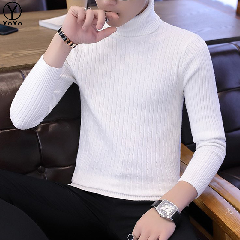 YOYO New Sweater เสื้อไหมพรมคอเต่าแขนยาว (หนา/นุ่ม/กันหนาว/อุ่นมาก) รุ่น2915