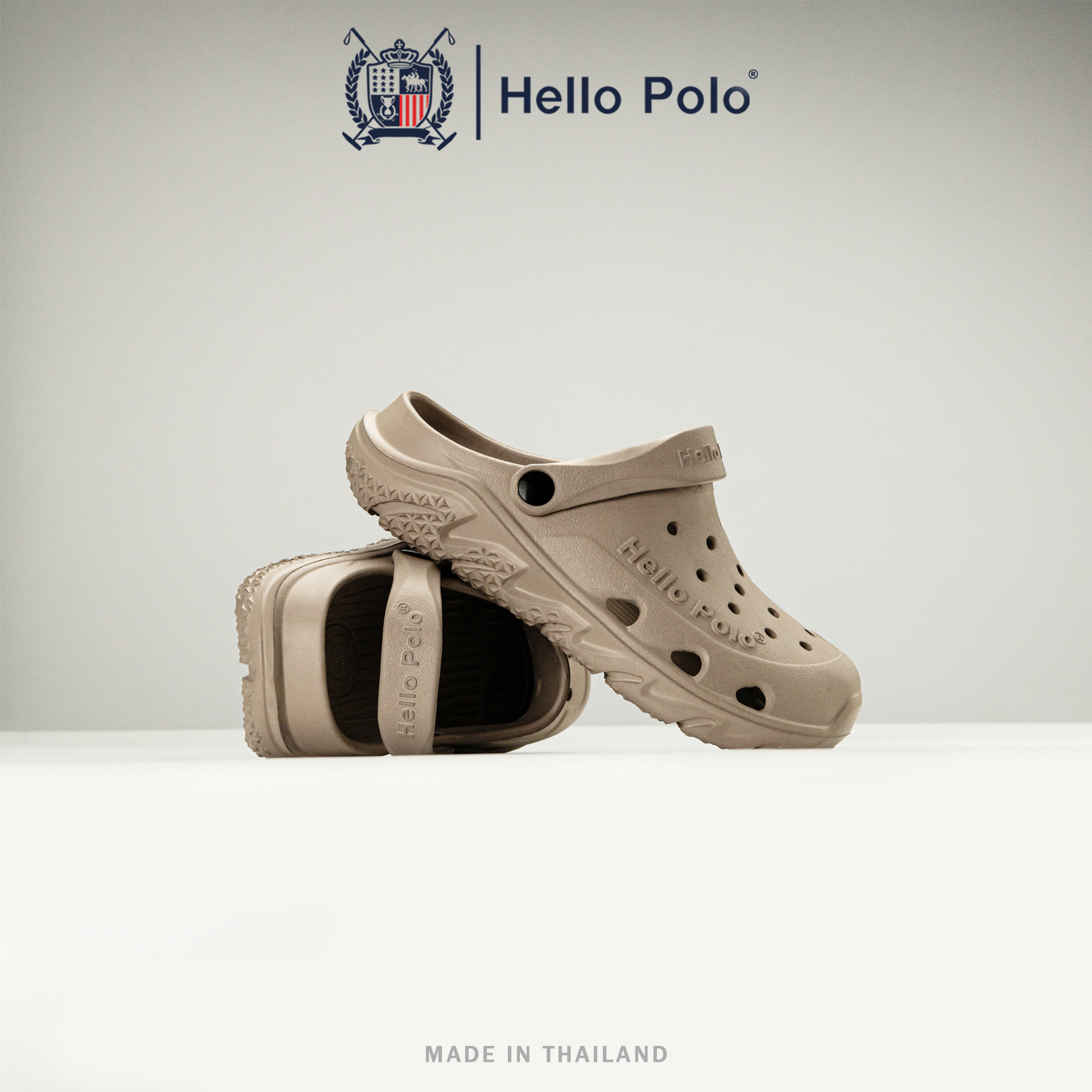 Hello Polo Women's High Heels, Summer Fashion, Thick Sole, Anti-Slip, Wear-Resistant, Very Soft Sole, Lightweight and Comfortable, 3.5 cm Thick Heel Hp8055 ราคา 110 บาท*ส่งฟรี