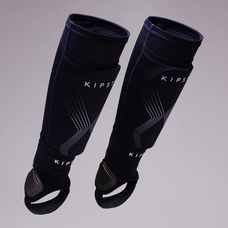 F700 ADULT FOOTBALL SHIN PADS - Black