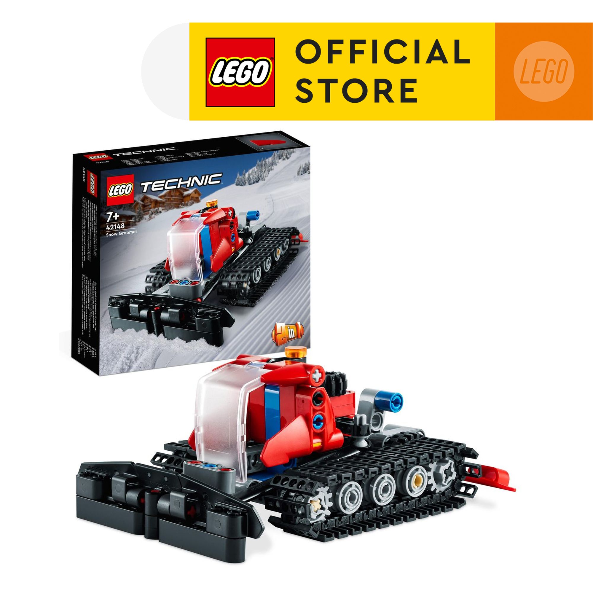 LEGO Technic 42148 Snow Groomer Building Toy Set (178 Pieces) - ยี่ห้อ LEGO ราคา 315 บาท*ส่งฟรี