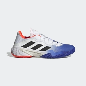 ภาพหน้าปกสินค้าAdidas รองเท้าเทนนิสผู้ชาย Barricade | Lucid Blue/Core Black/Solar Red ( HQ8917 ) ที่เกี่ยวข้อง