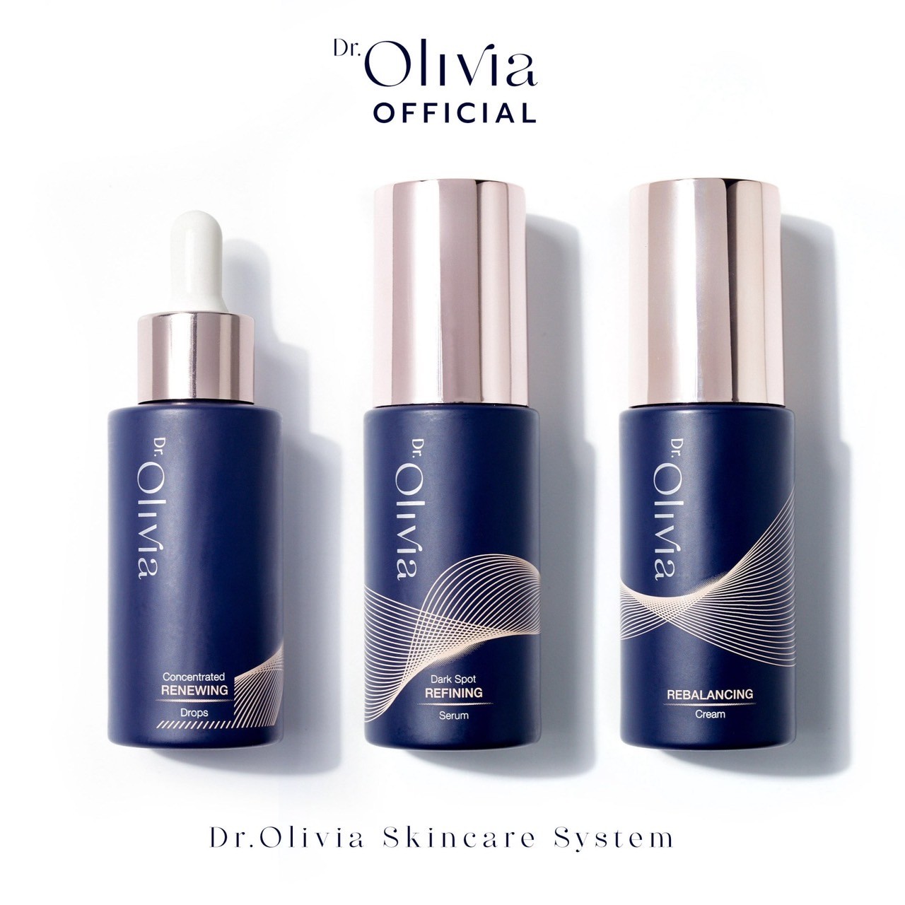 Dr.Olivia Skincare System (เซ็ทดร.โอลิเวีย ครบสูตรในการแก้ปัญหาผิว ลด สิว ฝ้า กระ จุด ด่าง ดำ - ผิวหน้ากระจ่างใส) ราคา 8,046 บาท*ส่งฟรี