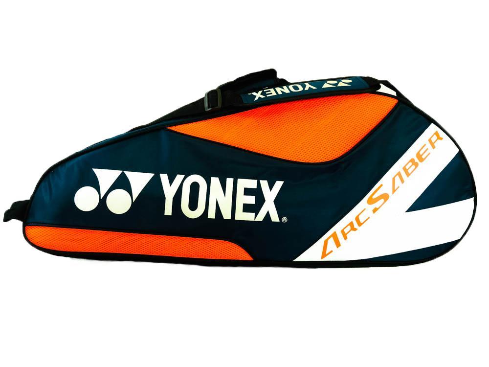 รูปภาพของ 【จัดส่งจากปทุมธานี】กระเป๋าแบด 3 ไม้ กระเป๋าไม้แบด แบดมินตัน กระเป๋านักเรียน กระเป๋า yonex เพียงพอสำหรับ Yonex Badminton Bag tennis racket bags 3 Rackets yonex Tennis