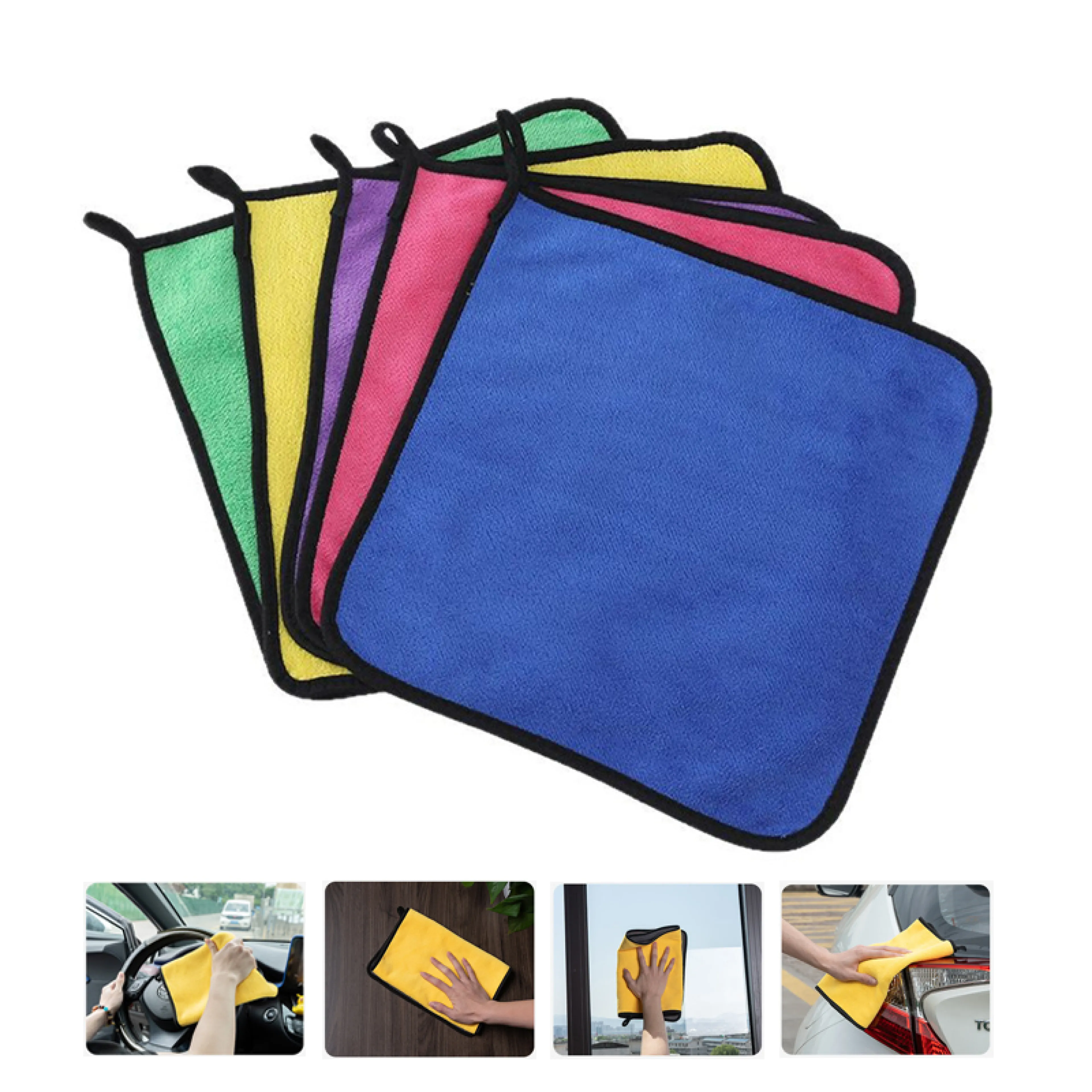 Table Cloth, Dish Cloth, Car Cloth, Dust Cloth, Absorbs Water Well, 25X25 Cm. - รูปที่ 1