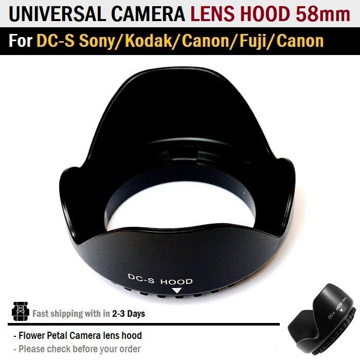 ฮูดเลนส์ เลนส์กล้อง กลีบดอกไม้ Universal Screw Mount Flower Petal Camera lens hood for DC-S Sony Kodak Canon Fuji Nikon Olympus 49 52 55 58 67 72 77 82