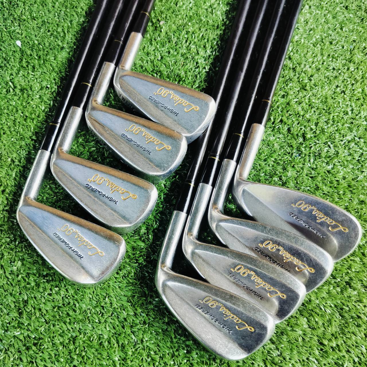 [ผ่อน] *ไม้กอล์ฟผู้หญิง* ชุดเหล็ก HONMA LADIES'90 ก้าน EXTERA 90 JAPAN FLEX LADY ไม้ญี่ปุ่นสุดวินเทจ MADE IN SAKATA ไม้กอล์ฟพรีเมี่ยมมือสอง ของแท้ ราคา 3,899 บาท*ส่งฟรี