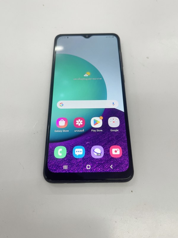 Samsung A02 ดำ สภาพสวย แรม 3 32 กิ้ก ใช้งานได้ดี ราคาถูกใจ ราคา  1,900 บาท*ส่งฟรี