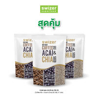 Set กาแฟผสมอาซาอิและเมล็ดเจีย แบบ 3 ถุง