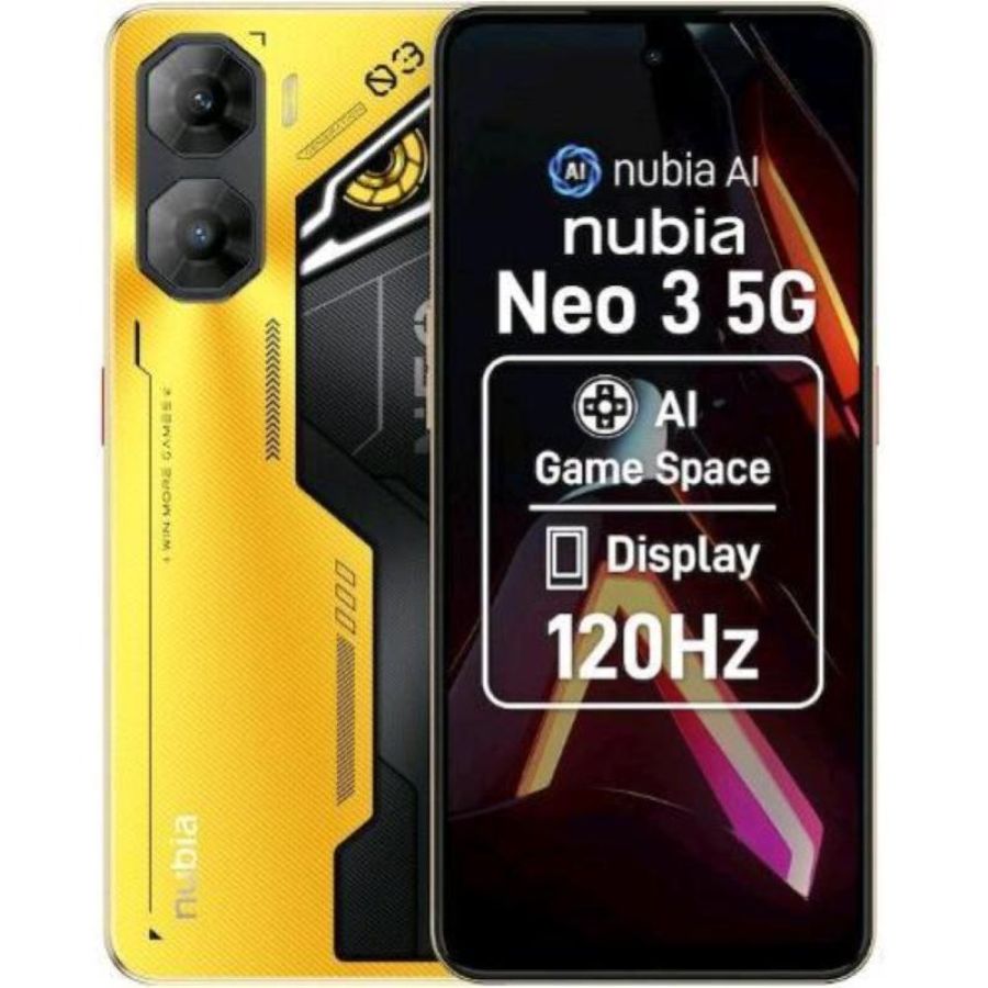 Zte Nubia Neo 3 5g (20+256Gb) Dimensity 8300 Chip, 6.8″ Fhd+ 120Hz Screen, 50Mp Camera, 6000Mah Battery, 33W Charger, Nubia Neo 3 5g, Zte Nubia Neo 3, Nubia Neo 3 20/256 ราคา 6,999 บาท*ส่งฟรี