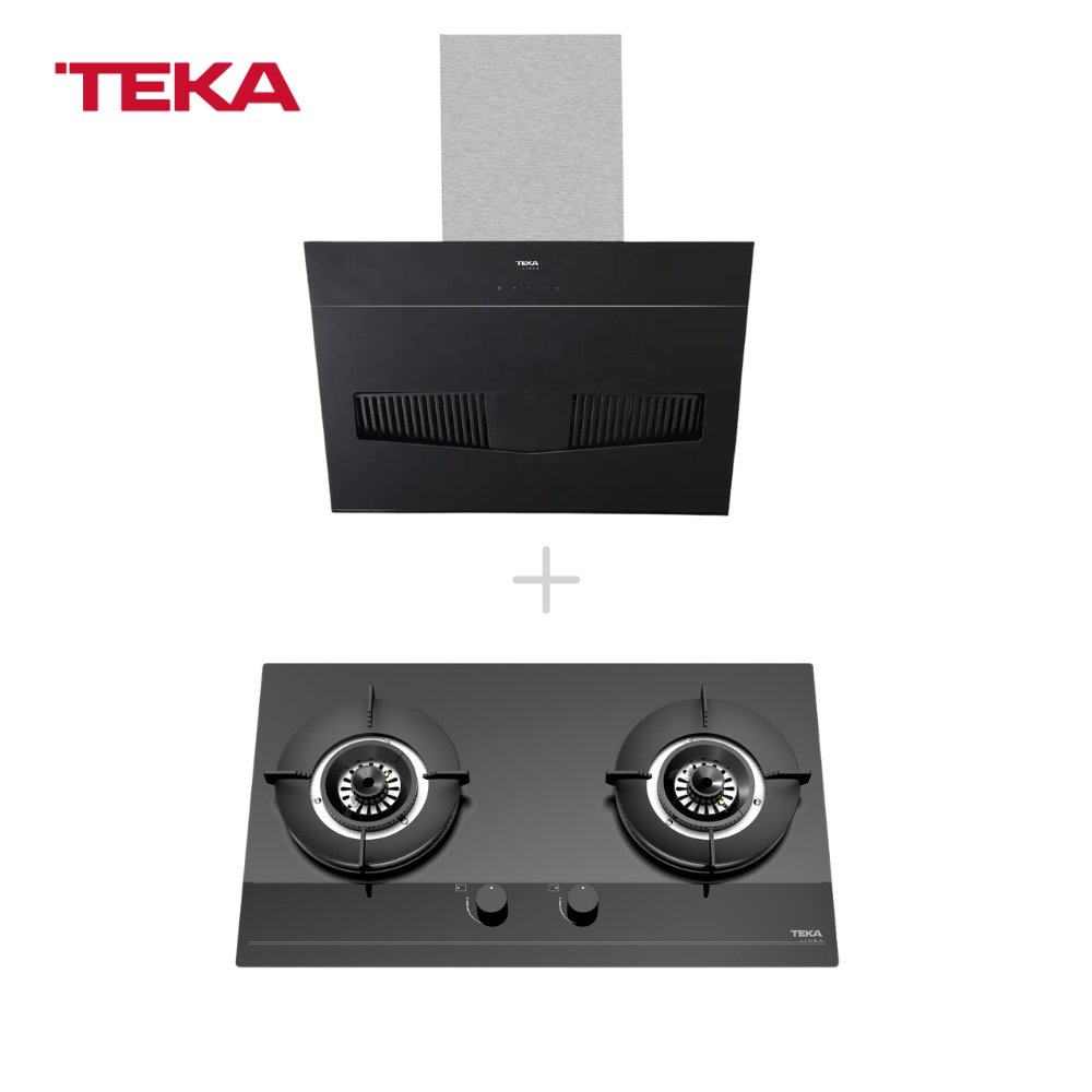 เตาแก๊ส Teka เครื่องดูดควันแบบเต็นท์ Linea รุ่น Lvt 90 + เตาบิวท์อินกระจกพร้อมหัว 2 หัว รุ่น Gd 73.1 2g ราคา 11,900 บาท*ส่งฟรี