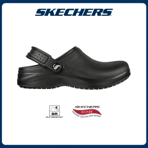 สินค้า Skechers สเก็ตเชอร์ส รองเท้า ผู้หญิง Riverbound Works Slip Resistant Shoes 108067-BLK