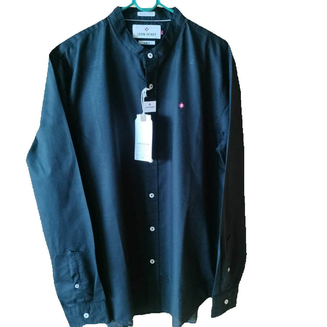 เสื้อเชิ้ตแขนยาว john henry คอจีนรุ่น JH s224 mslsm 32 Slim fit เนื้อผ้า cotton 70% Linen 30% สวมใส่สบาย ทรง slim ราคา 749 บาท*ส่งฟรี