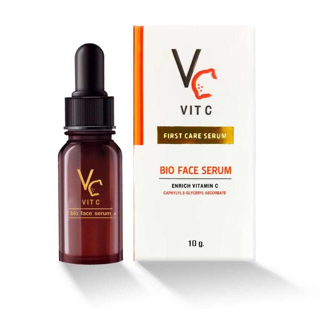 โปรโมชั่น Flash Sale : VC Vit C Bio Face Serum เซรั่มวิตซีน้องฉัตร 10 มิลลิลิตร