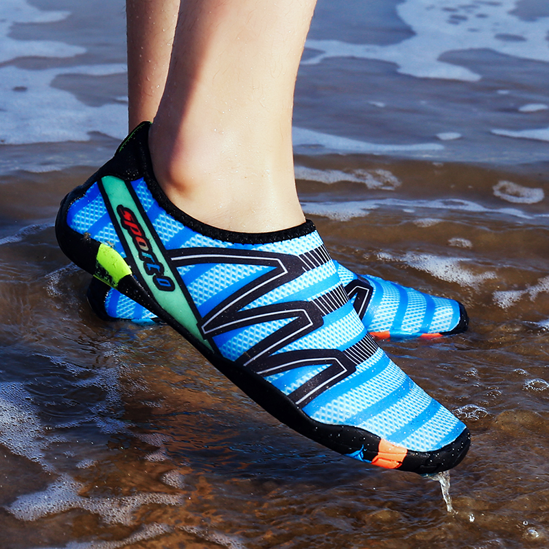 ภาพที่ให้รายละเอียดเกี่ยวกับ [GMKXET] รองเท้ากันน้ำ รองเท้าลุยน้ำ รองเท้าดำน้ำ x ไม่เลื่อน รองเท้าดำน้ำ รองเท้าว่ายน้ำรองเท้าดำน้ำรองเท้าดำน้ำรองเท้าแห้งเร็วรองเท้าชายหาดกลางแจ้งชายและหญิงรองเท้าว่ายน้ำ