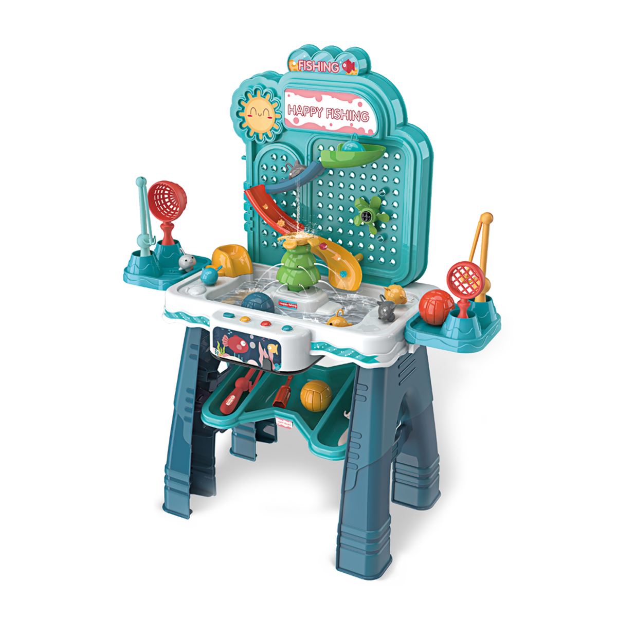 Wangdek Happy Fishing Game 47 pcs.วังเด็ก ชุดโต๊ะ และอุปกรณ์ตกปลา 47 ชิ้น ของเล่นเด็ก 8139/392263 ราคา 1,099 บาท*ส่งฟรี