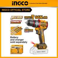 INGCO สว่านกระแทกไร้สาย 20V 66Nm (เครื่องเปล่า) CIDLI206681