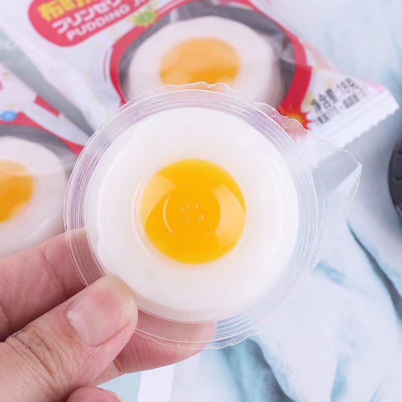 รูปภาพเพิ่มเติมเกี่ยวกับ เยลลี่ ไข่ดาว เยลลี่ยอดฮิต 🍳 18g. เยลลี่ไข่ดาว กระทะร้อน ขนม เยลลี่ พุดดิ้ง ขนม DIY ขนมไข่ดาวทอด