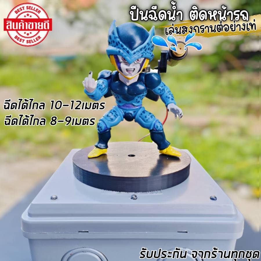 ควบคุมด้วยรีโมทRC ติดหน้ารถ รุ่นSR- น้ำเงิน ปืนฉีดน้ำปรับทิศทางได้ ฉีดไกล 8-12เมตร เล่นสงกรานต์ ราคา  849 บาท*ส่งฟรี